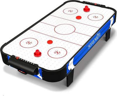 40'' Air Hockey Tabletop with Fast Motor, Score Tracker & Puck Dispenser
