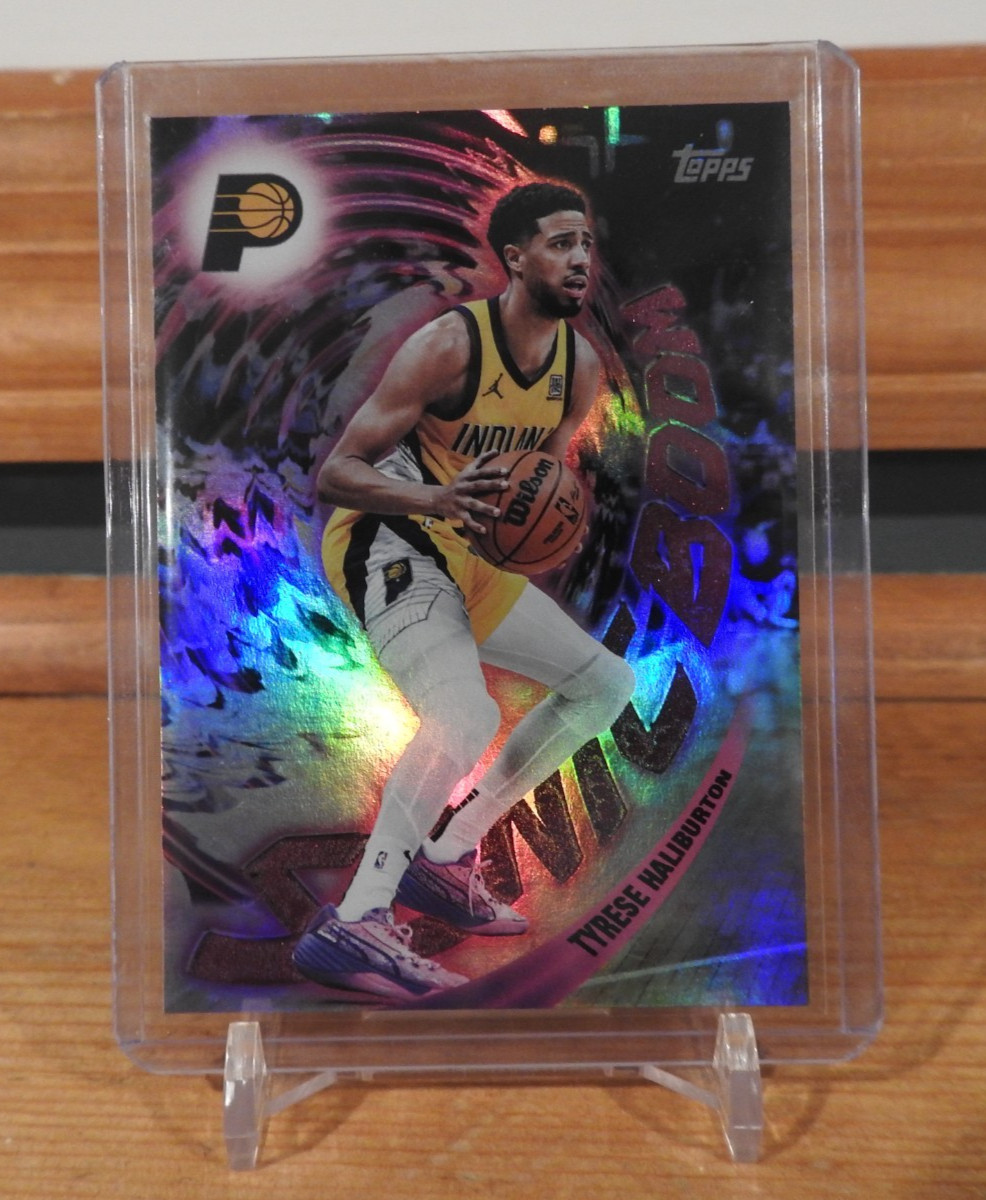 2025-26 TOPPS Tyrese Haliburton SONIC BOOM Holo #SB-13 SSP Indiana Pacers