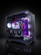 VIXIA CUSTOM WATER COOLED GAMING PC RTX5070TI RYZEN 9800X3D BLACK DDR5 32GB