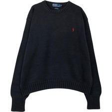 Used Ralph Lauren POLO by Ralph Lauren cotton knit sweater men's size XL equ...