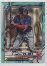 2021 Bowman Draft Chrome Aqua Lava Refractor 168/199 Freddy Valdez #BDC-96 s7f