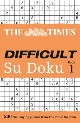The Times Difficult Su Doku Book 1 by Times Mind Games PAPERBACK 9780007232529