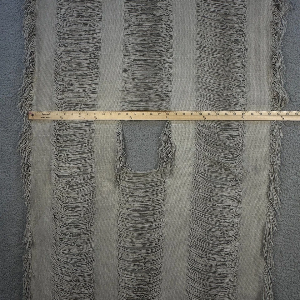 Poncho Serape Mexicano Tejido a Mano Marrón Claro Borla Borla Talla Única Foto 3 de 4