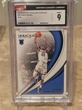 2023-24 Cason Wallace RC Immaculate Collection Action #86 Blue /25 Rookie CGC 9