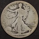 1916-S 50c Walking Liberty Half Dollar - Good