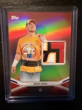 2025 Topps John Cena Commemorative Relic RED /5 Patch SSP Farewell Tour WWE
