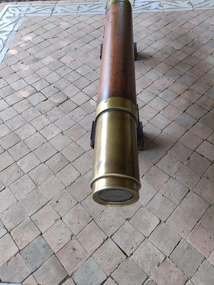  Longue Vue de Marine Bateau Marin Époque XIX ème Ancienne  - Photo 3/4