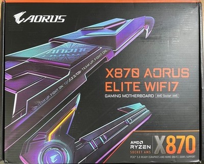 AORUS X870 Elite Wifi 7 ATX mit Zubehör im original Karton