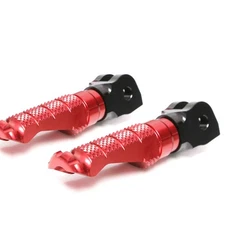 Red R-FIGHT Riser Front Foot Pegs For Yamaha XSR 700 16 17 18 19 20