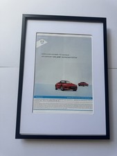 Framed Mk3 Mazda MX5 MX-5 NC Miata A3 Size Magazine Advert Poster Garage Retro..