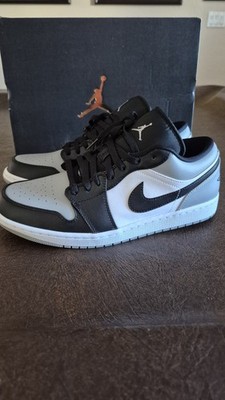 Nike Air Jordan 1 Low Shadow Toe Men s Size 11 Grey Black 553558-052