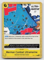 Merman Combat Ultramarine OP11-116 Common A Fist of Divine Speed One Piece TCG