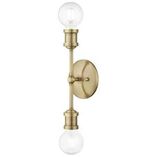 Livex Lighting 14422-01 Lansdale Bathroom Vanity Light Antique Brass