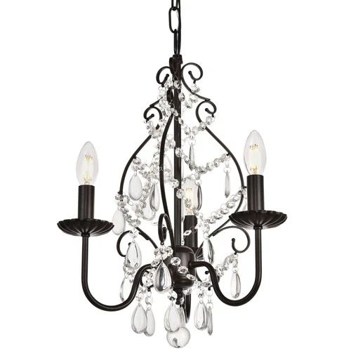 Living District Blaise 3-Light Transitional Metal Pendant in Oil Rubbed Bronze - Picture 2 of 8