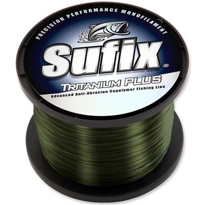 3 Spools of Sufix Tritanium Plus Green 25lb Test - 535yds/Spool; 1,605yds Total