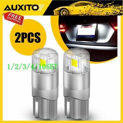 168 194 192 2825 T10 LED Side Marker Light Bulbs White Canbus Error Free 1~10Set