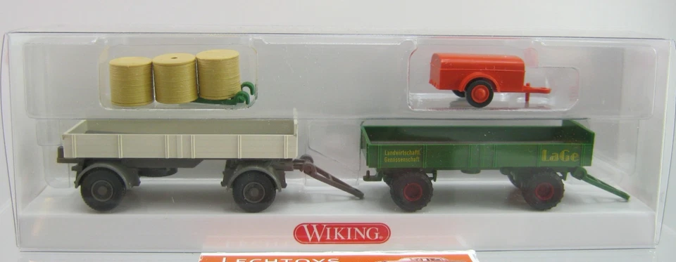 Wiking 1:87,Nr 8997 45, 3er Set Anhänger-Trio, mit Zubehör, Sondermodell - Bild 1 von 1