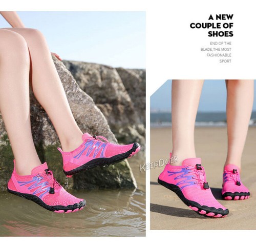 Barefoot Quick Dry Water Shoes Beach Sneakers Wading Gym Hiking Cycling Sports - Picture 23 of 28