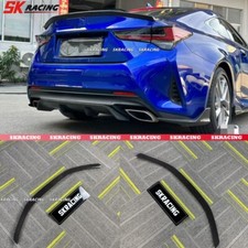 Fits Lexus Rc300 350 F-sport 19 Forgedcarbon Fiber Black Rear Spoiler Wing Fits Lexus Rc300 350 F-sport 19 Forgedcarbon Fiber Black Rear Spoiler Wing