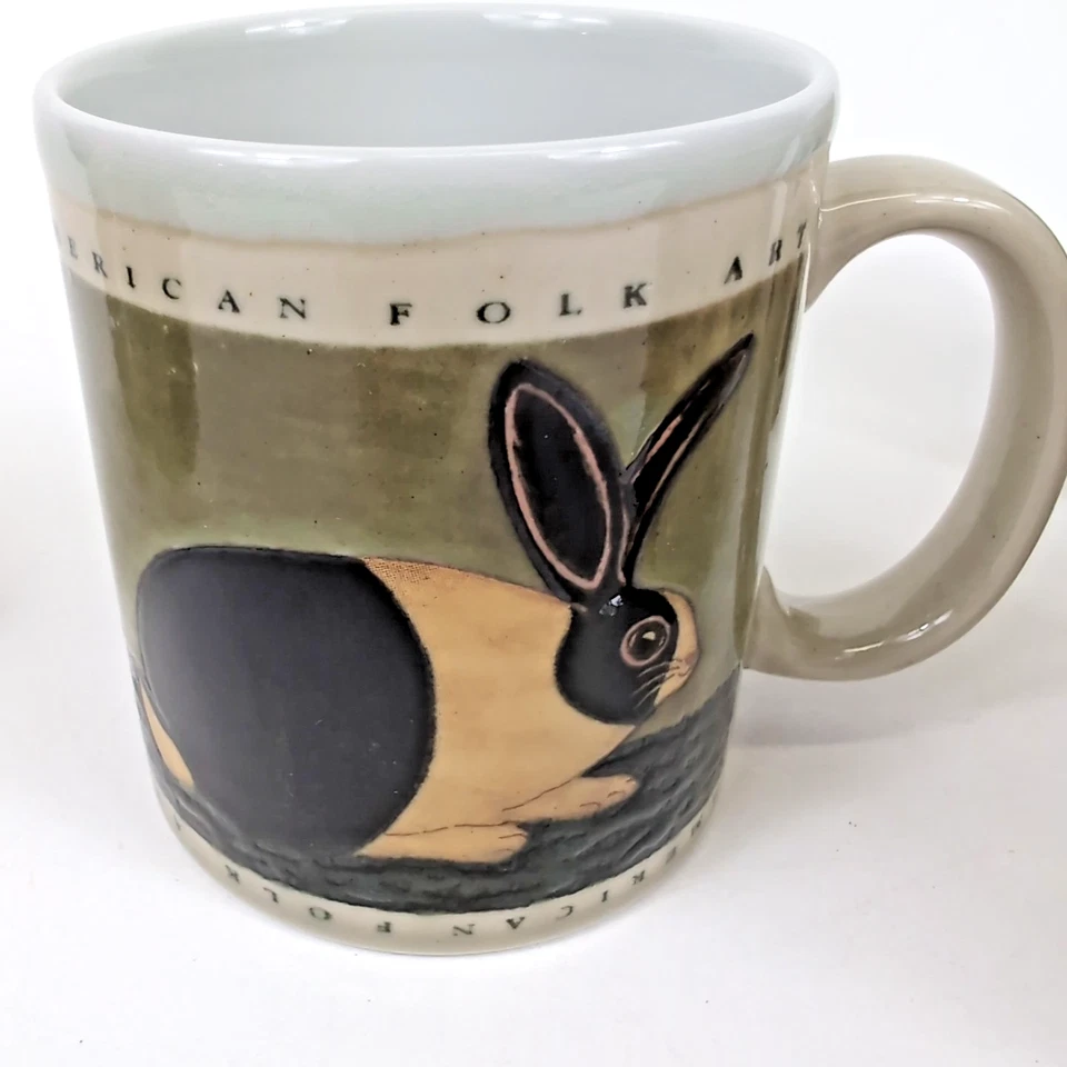Lote De Colección De 5 Tazas Colección Animales WARREN KIMBLE Otagiri Gato Vaca Cerdo Conejo Foto 3 de 4
