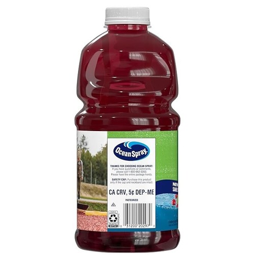 Ocean Spray Mirtillo Succo di Mela Bevanda, 101,4 Fl Oz, Bottiglia da 3 Litri - Foto 3 di 4