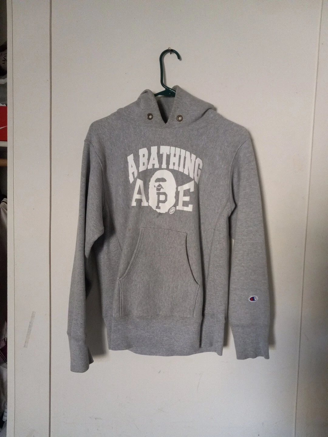 A BATHING APE (BAPE) GIACCA DA BAGNO SCIMMIA CHAMPION collab