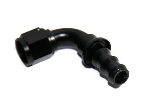 AN-10 90 Degree Swivel Fitting Adapter - Black, For Fuel, Oil & Gas Lines 8 thumbnail image
