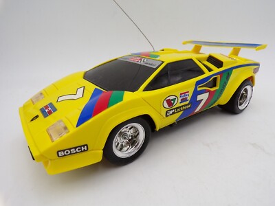 RARE! 90's Taiyo Japan 1/20 Lamborghini RC Countach LP500S MIB