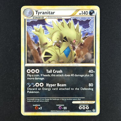 Tyranitar 26/95 - Heart Gold Soul Silver - Pokémon Card | eBay