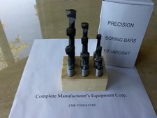 1/2" Carbide Tipped Boring Bar 9pcs/set,For General Machining #1004B-755-New