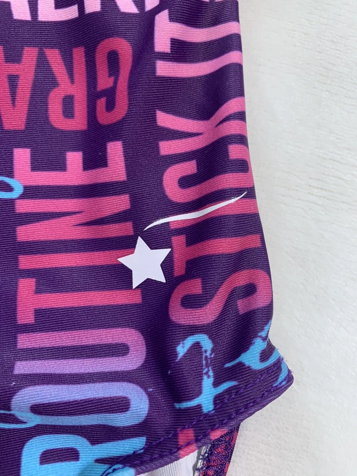 DESTIRA Gimnasia Leotardo FLIP TUMBLE Beam BODY TALLA: XS Niño Extra Pequeño Foto 3 de 4