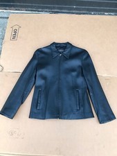 Golden Bear Sportswear Women s Black Leather Jacket Size Medium 1990's