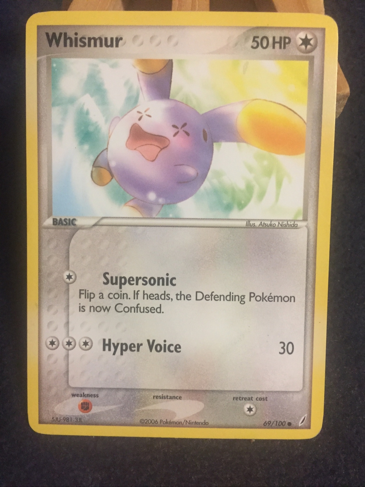 Whismur 69/100 Pokemon card NM | eBay