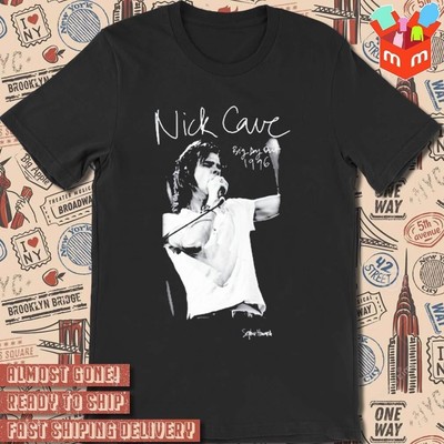 Rare Nick Cave Singer Music Black S-234XL Unisex Shirt Shirt Gift fans FN487
