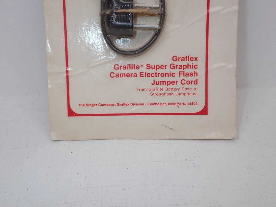 Graflex Graflite Super Graphic Camera Flash Jumper Cord for Stroboflash Lamphead - Image 2 of 3