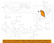 NISSAN OEM 14-22 Rogue Sport Air Intake-Filter Element 165464BA1J
