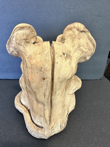 Ratón de cerámica Hindt Art con queso grandes ojos tristes 6”T de colección - Imagen 4 de 7