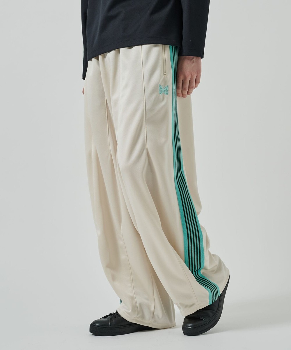25ss NEEDLES H.D. Track Pant サイズ1 New NEEDLES H.D Track Pants Poly Smooth size JP XS-L ECRU
