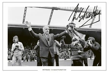 BILL SHANKLY Signed Autograph PHOTO Fan Signature Print LIVERPOOL Soccer   