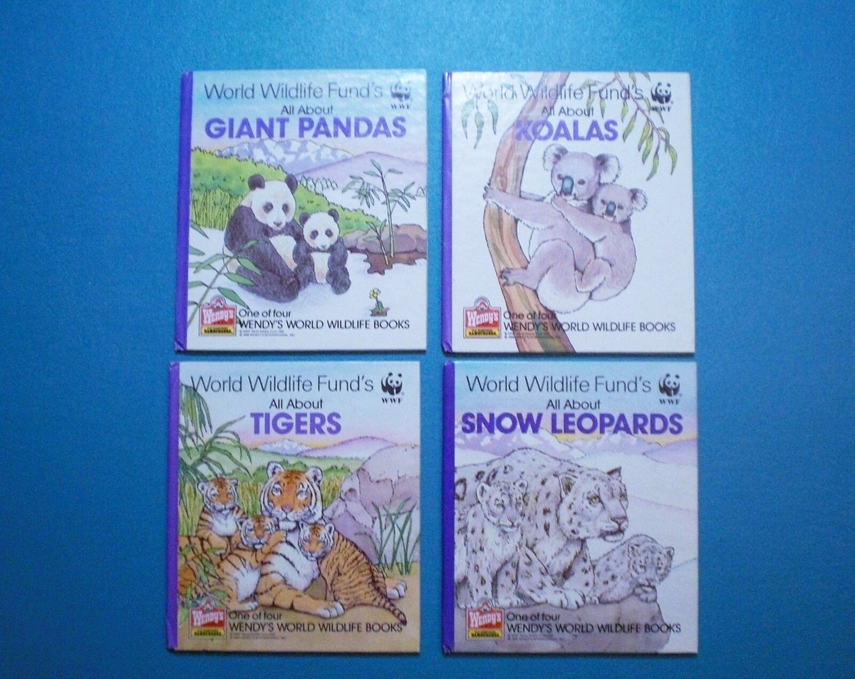 Wendy's 1988 - WWF World Wildlife Fund Books - Complete Set