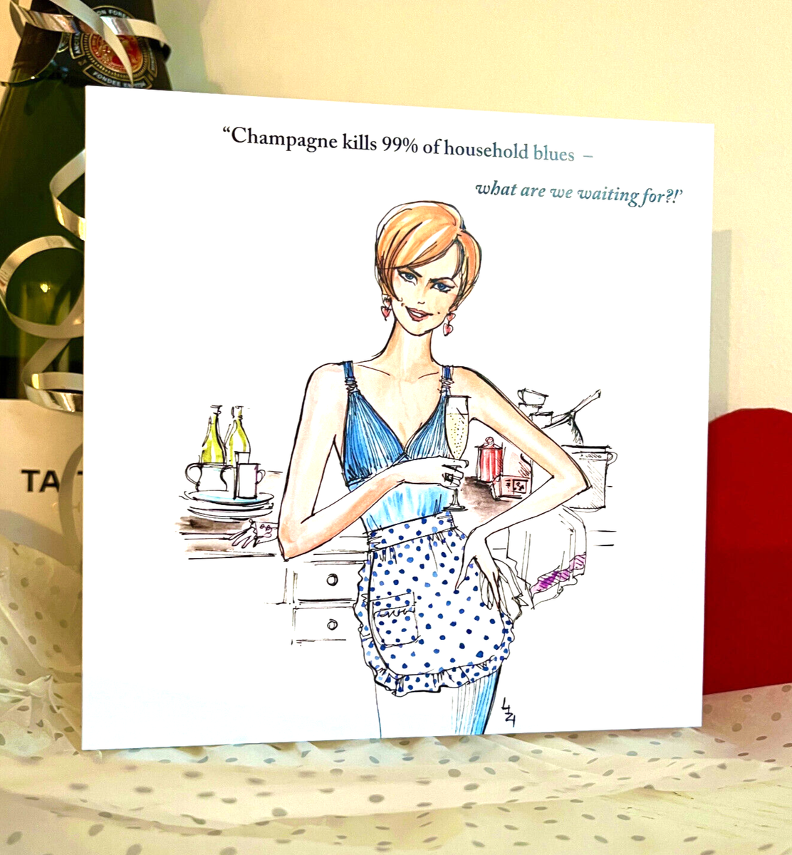 FUNNY CARD FOR HER;FIZZY;SASSY;WIFE; FRIEND;FAB ADVICE; MADE UK