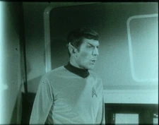 Star Trek TOS 35mm Film Clip Slide Spock Leonard Nimoy Bridge Spock.3