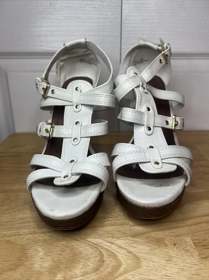 Sexy cuña con plataforma con tiras de 9W para casa de muñecas para mujer Foto 4 de 4