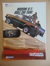 1984 NISSAN ST Pickup vintage print ad