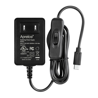 UL 5V 4A USB-C Adapter For Fire HD 8 Plus/ 8 Kids Pro 10th/12th Gen Tablets PSU