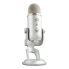 Logitech For Creators Blue Yeti Usb Mic - Silver, Mic Only, Blue Vo!ce, 4...