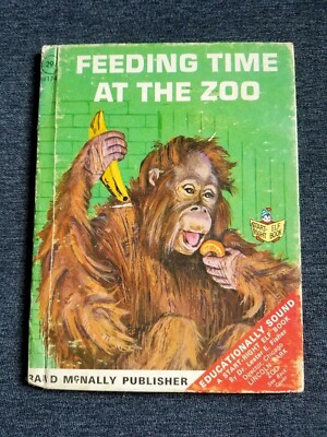 Feeding Time at the Zoo (Start-Right Elf Books) by Dr. Lester E Fisher (HC 1971)