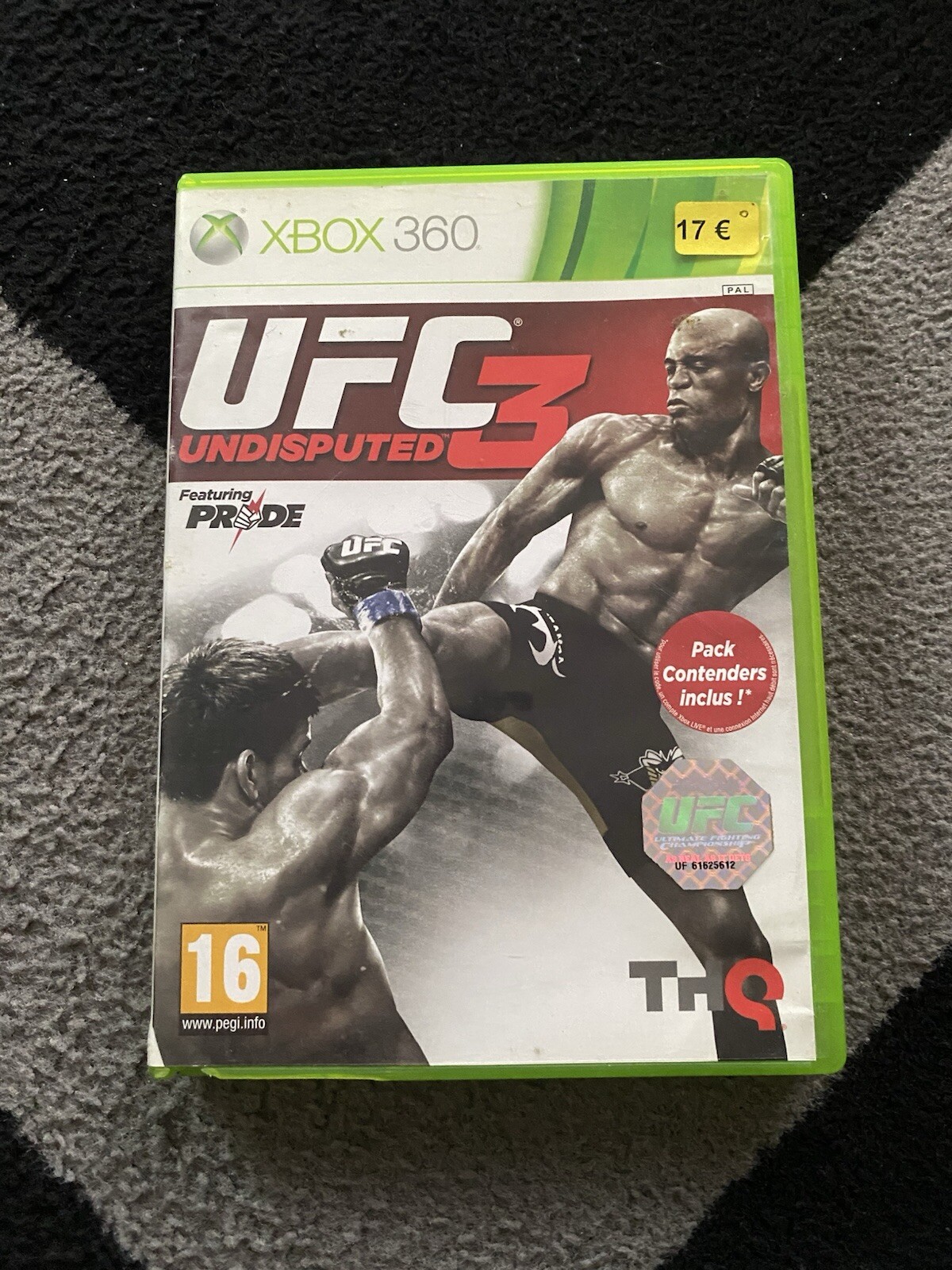 UFC UNDISPUTED 3 MICROSOFT XBOX 360 EDITION FR PAL