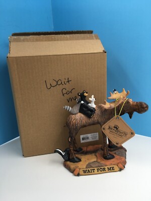 Bearfoots Bears by Jeff Fleming ''Wait for me'' figurine - BRAND NEW