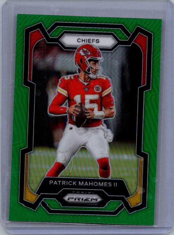 2023 Prizm NFL Football Patrick Mahomes ll #149 Green Kansas City Chiefs